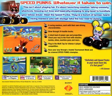 Speed Punks (US) box cover back